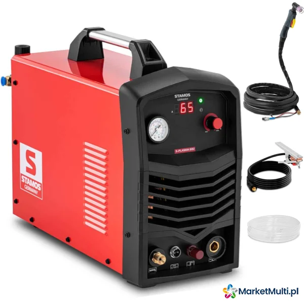 Przecinarka wypalarka plazmowa IGBT HF cykl 100% 65A 400V