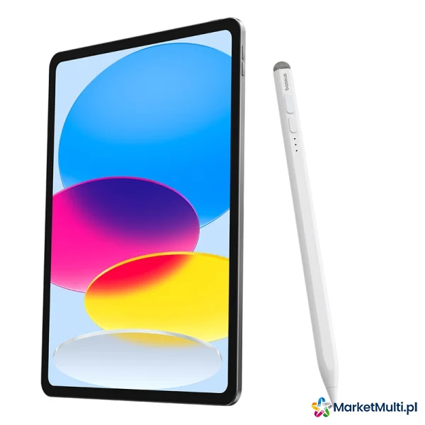 Rysik stylus do iPad z aktywną wymienną końcówką Smooth Writing 2 z kablem USB-C biały