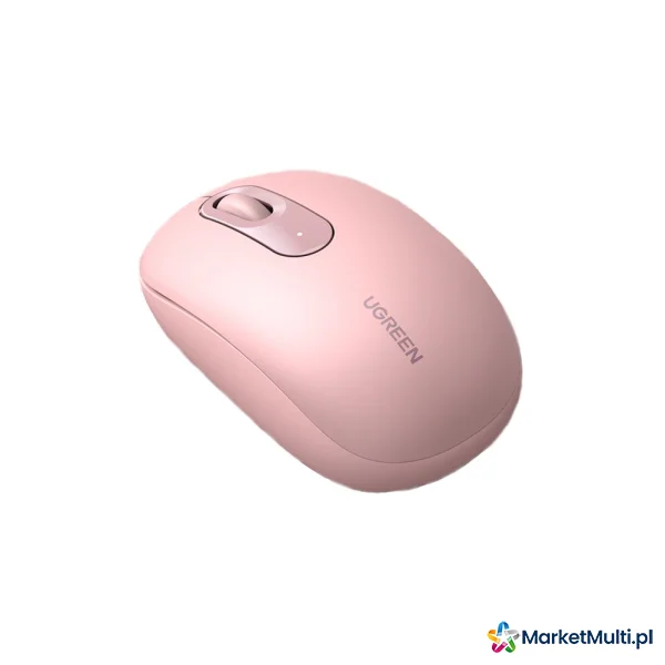 Myszka bezprzewodowa do komputera USB 2.4GHz różowa