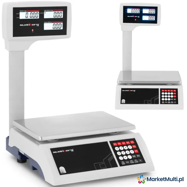 Waga kontrolna stołowa sklepowa magazynowa LCD 30kg / 5g