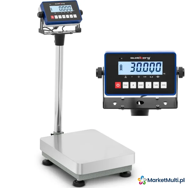 Waga platformowa magazynowa 30 x 40 cm 30 kg / 0.001 kg