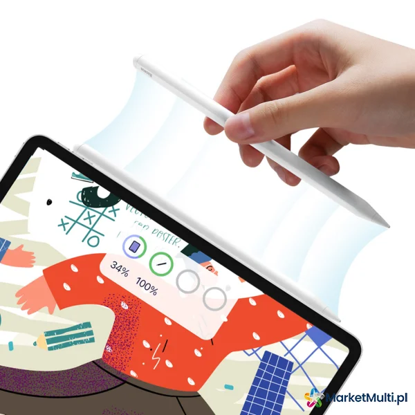 Aktywny rysik stylus do iPad Air / Pro Smooth Writing 2 Series Dual Charging biały