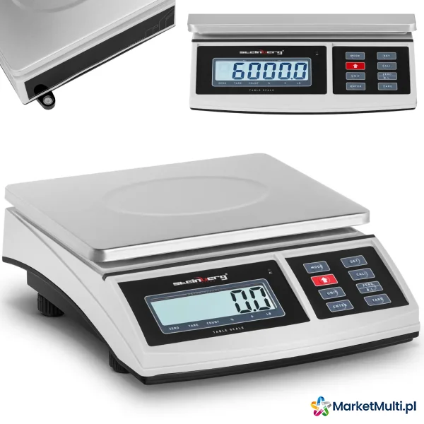 Waga pocztowa paczkowa LCD 21 x 27 cm 6 kg / 0.2 g