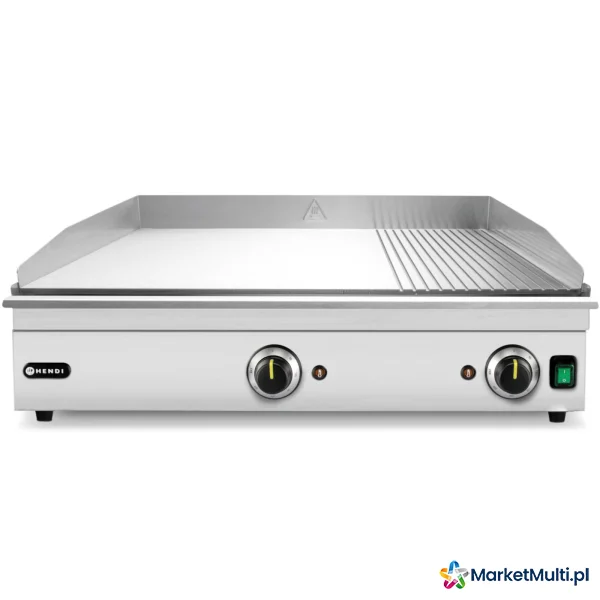 Grill elektryczny płyta grillowa gładka ryflowana 697 x 474 mm 3500 W