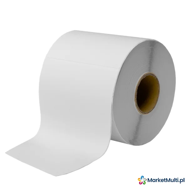 Etykiety adresowe na paczki do drukarki termicznej 100x150mm rolka 500szt białe