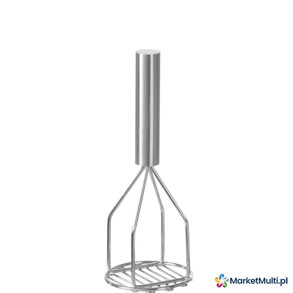 Ubijak tłuczek do ziemniaków puree profesjonalny ze stali nierdzewnej śr. 118mm dł. 306mm - Hendi 693254