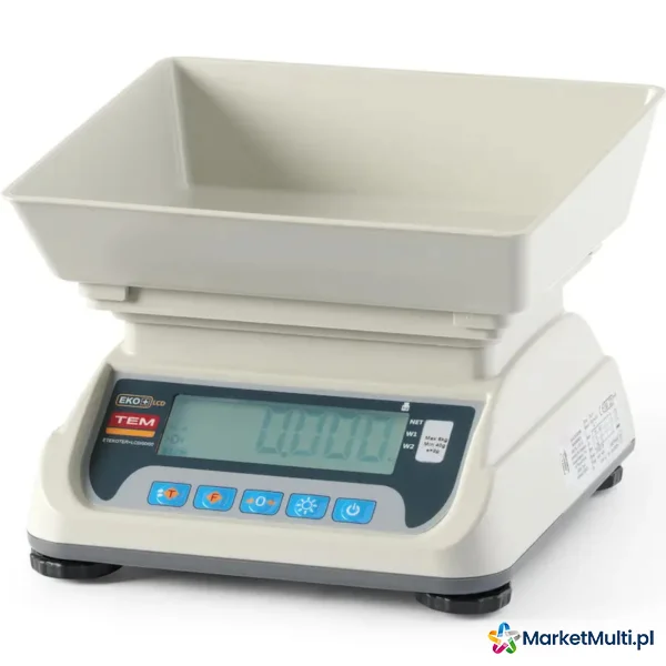 Waga handlowa kuchenna z legalizacją M LCD RS232 ECO+ 15 kg / 5 g