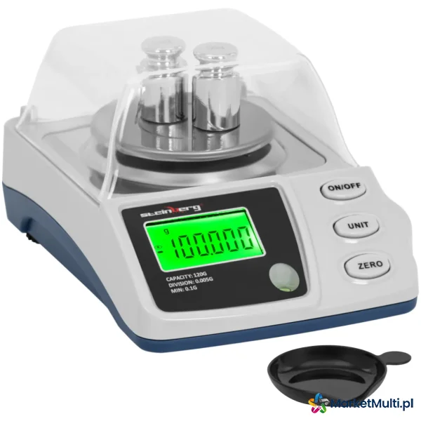 Waga laboratoryjna precyzyjna z osłoną 0.1-120 g / 0.005 g