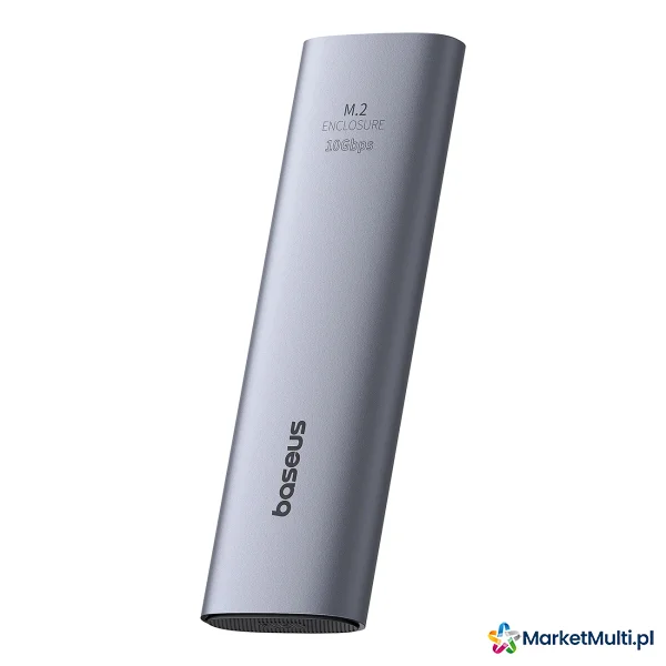 Kieszeń na dysk SSD do 8 TB FlyJoy M.2 NVMe 10 Gb/s UASP TRIM - szara