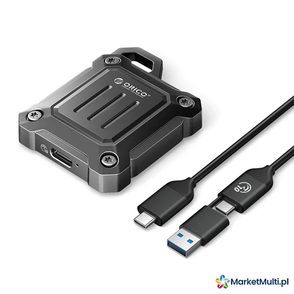 Kieszeń dyskowa wzmocniona taktyczna XAM2 M.2 2230 USB-C - czarna