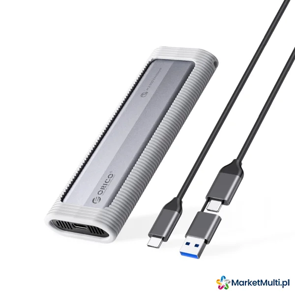 Kieszeń obudowa na dysk AXM2-G2 M.2 NVME USB-C 10Gb/s - szara