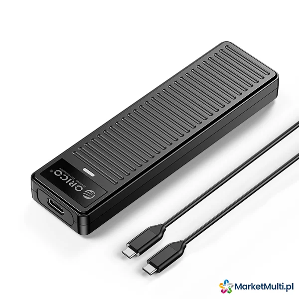 Kieszeń obudowa na dysk DDM2-C3 M.2 NVME USB-C 10Gb/s - szara